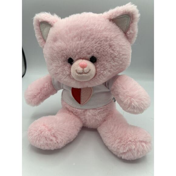 Hallmark My Whole Heart Kitty Cat Plush Soft Cuddly Valentines Toy - Picture 1 of 8